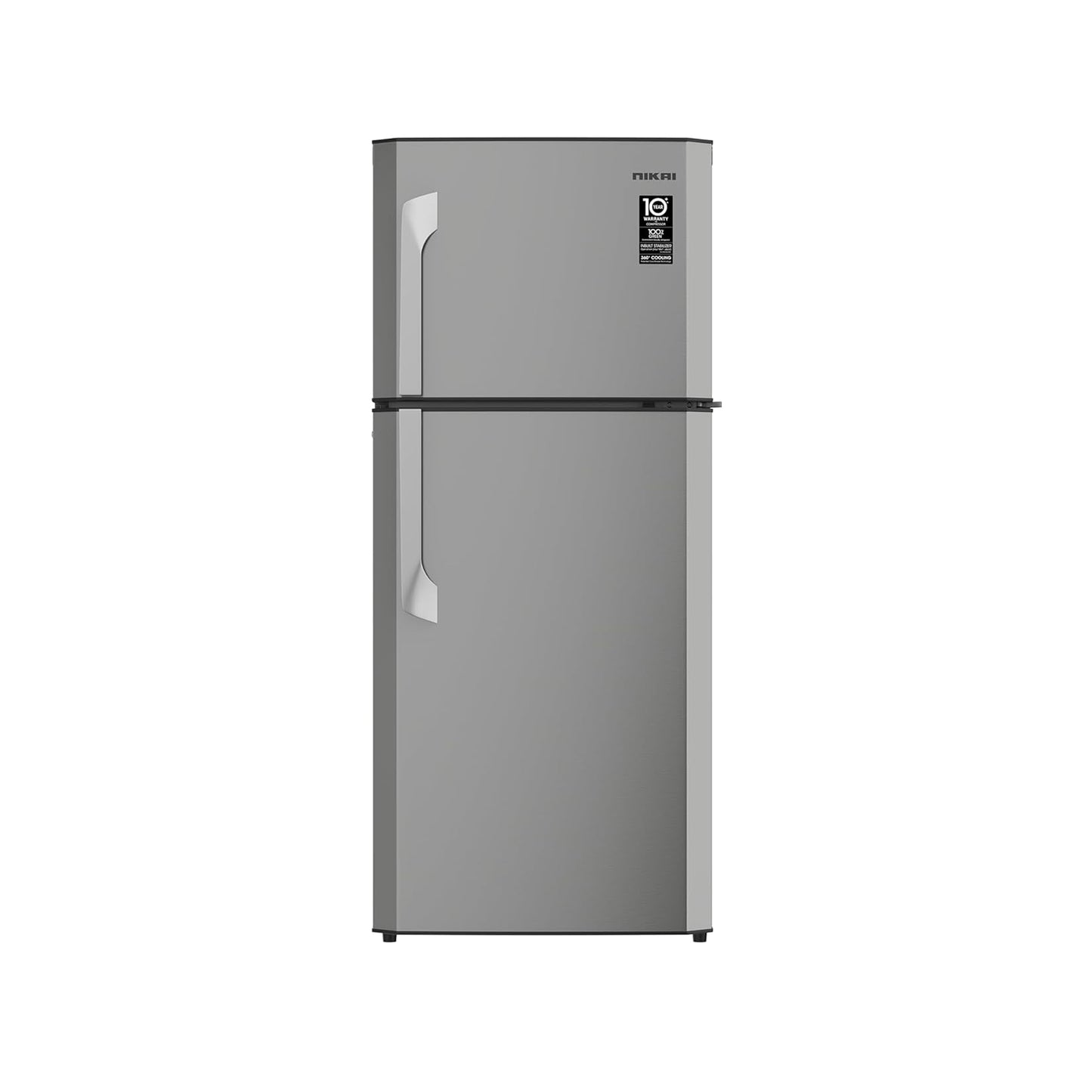 Nikai 300L Fully No Frost Double Door Refrigerator, NRF300FSS