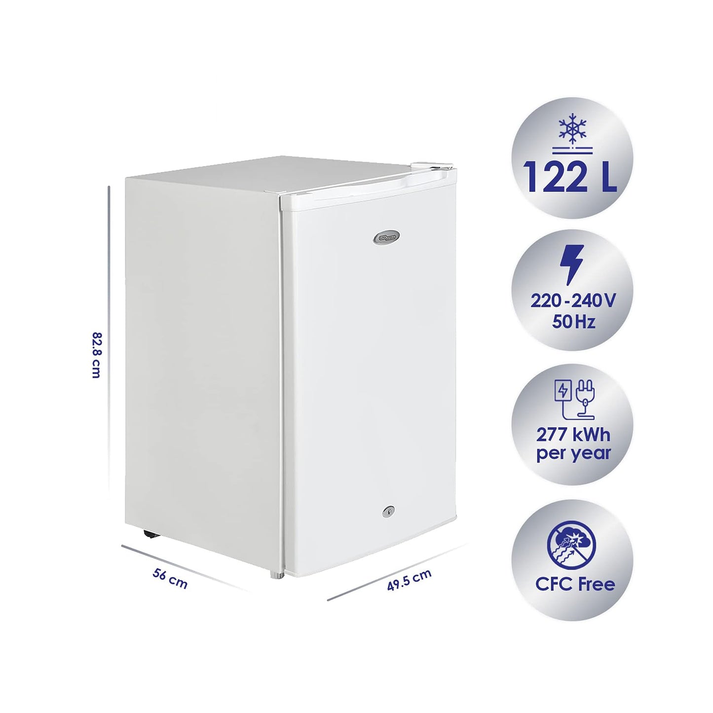 Super General 140 Liters Single Door Refrigerator, SGR060H