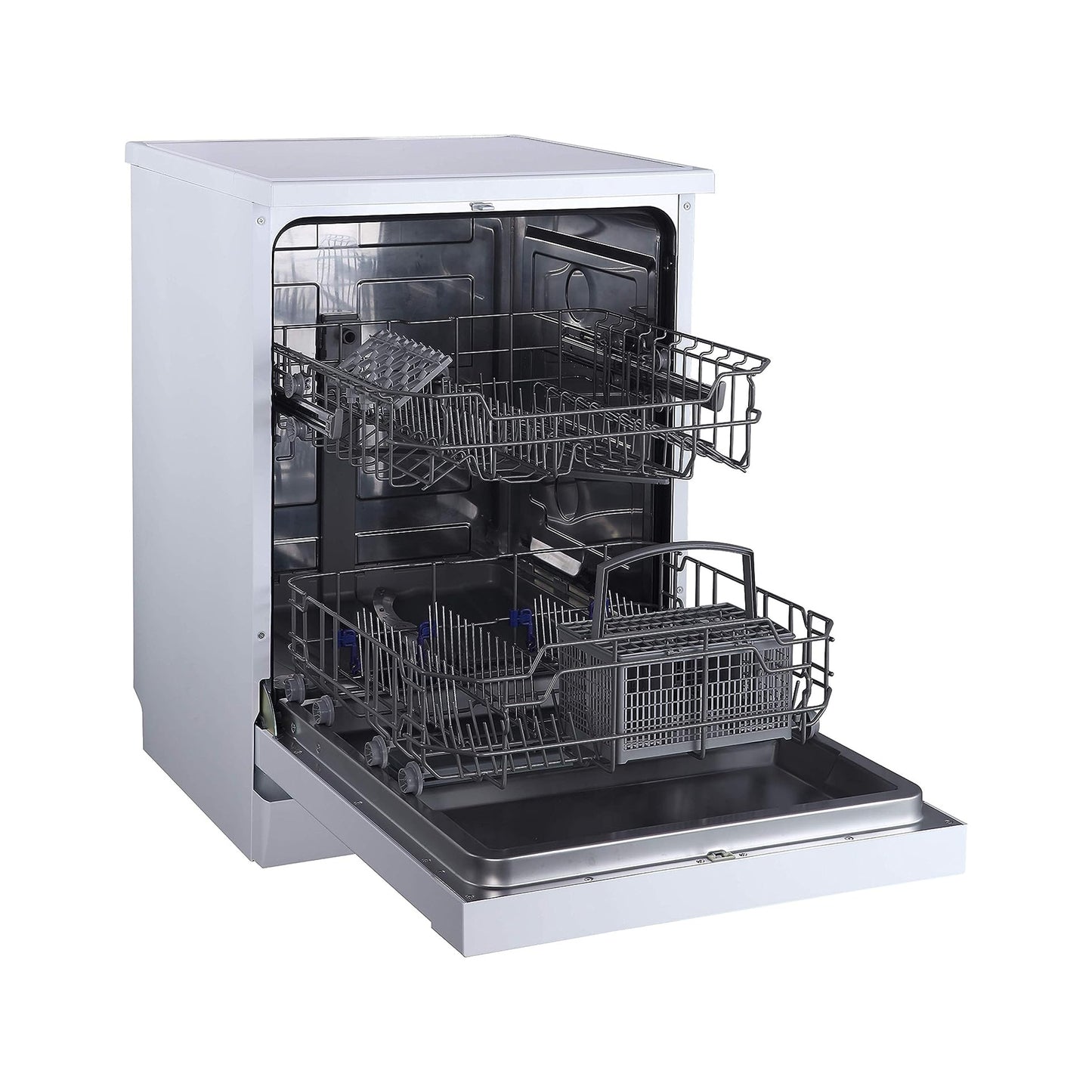 Sharp 12 Plate Settings 6 Programs Freestanding Dishwasher, QW-MB612-SS3