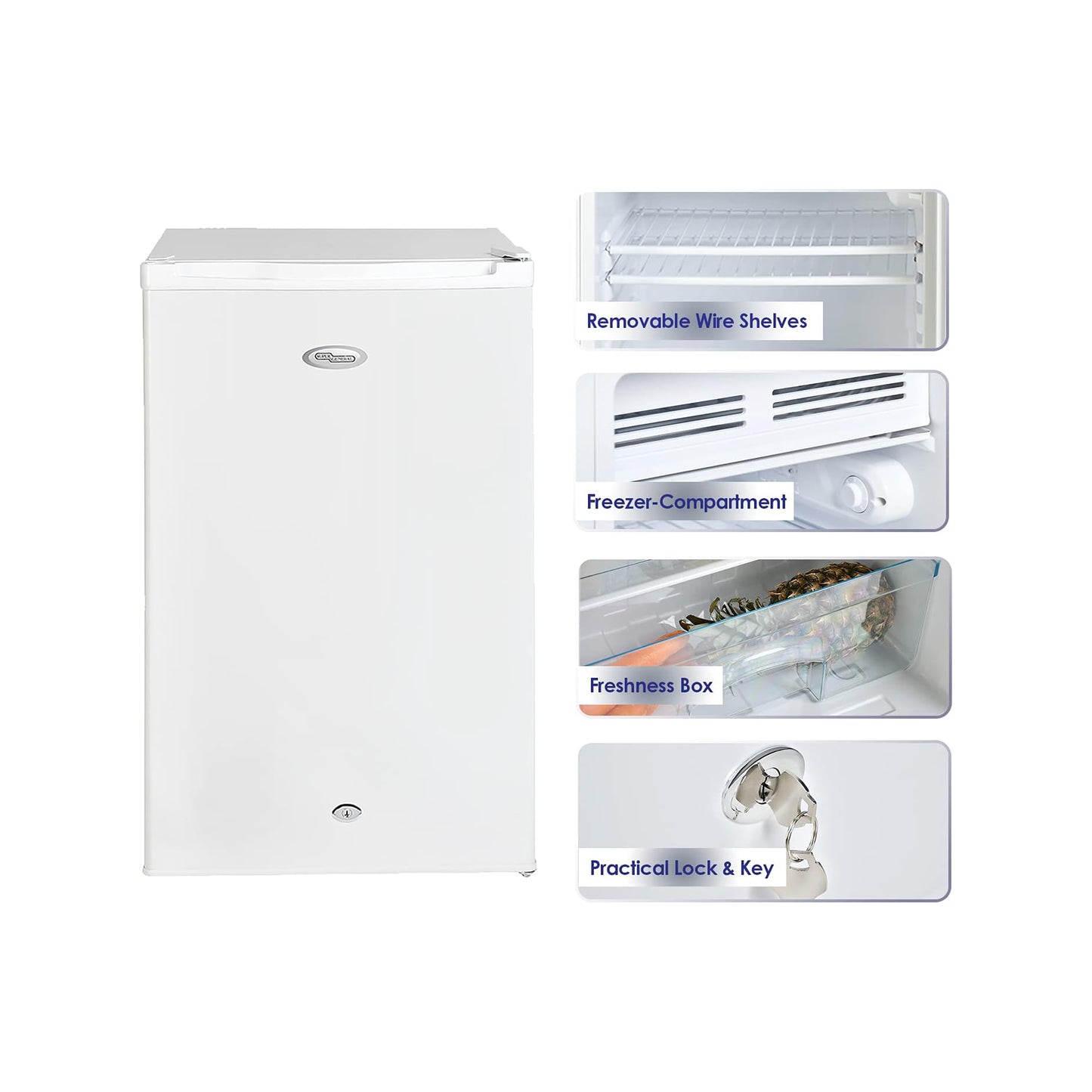 Super General 140 Liters Single Door Refrigerator, SGR060H