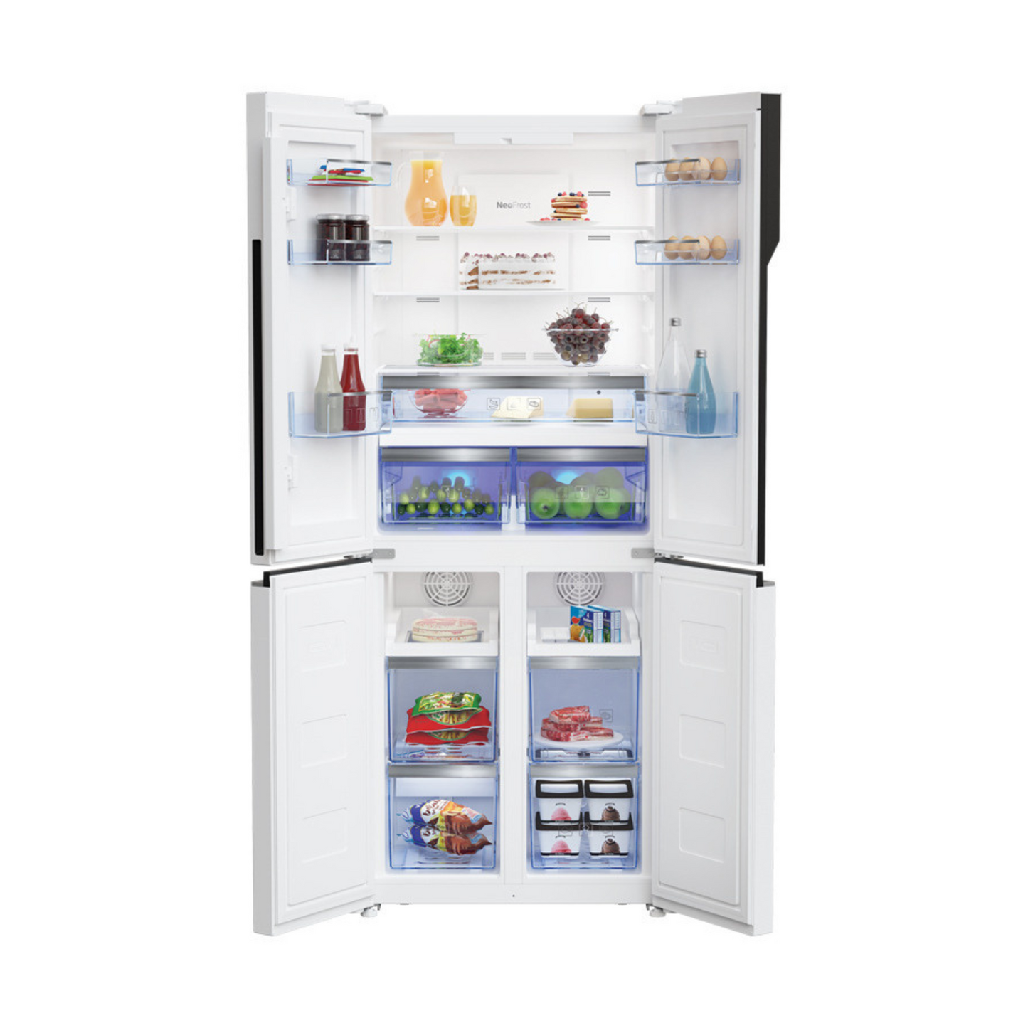 Beko 468L Multi Door Refrigerator, EUG76480IW