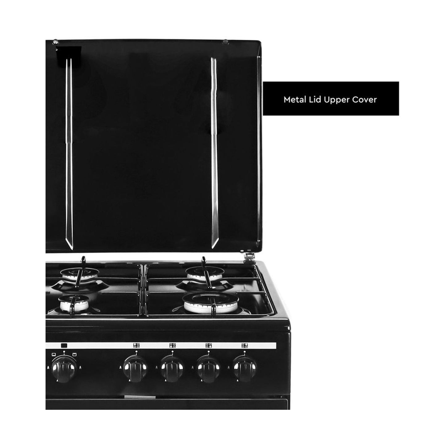 Nobel 50X50 4 Burner Gas Cooker, NGC5000-BK