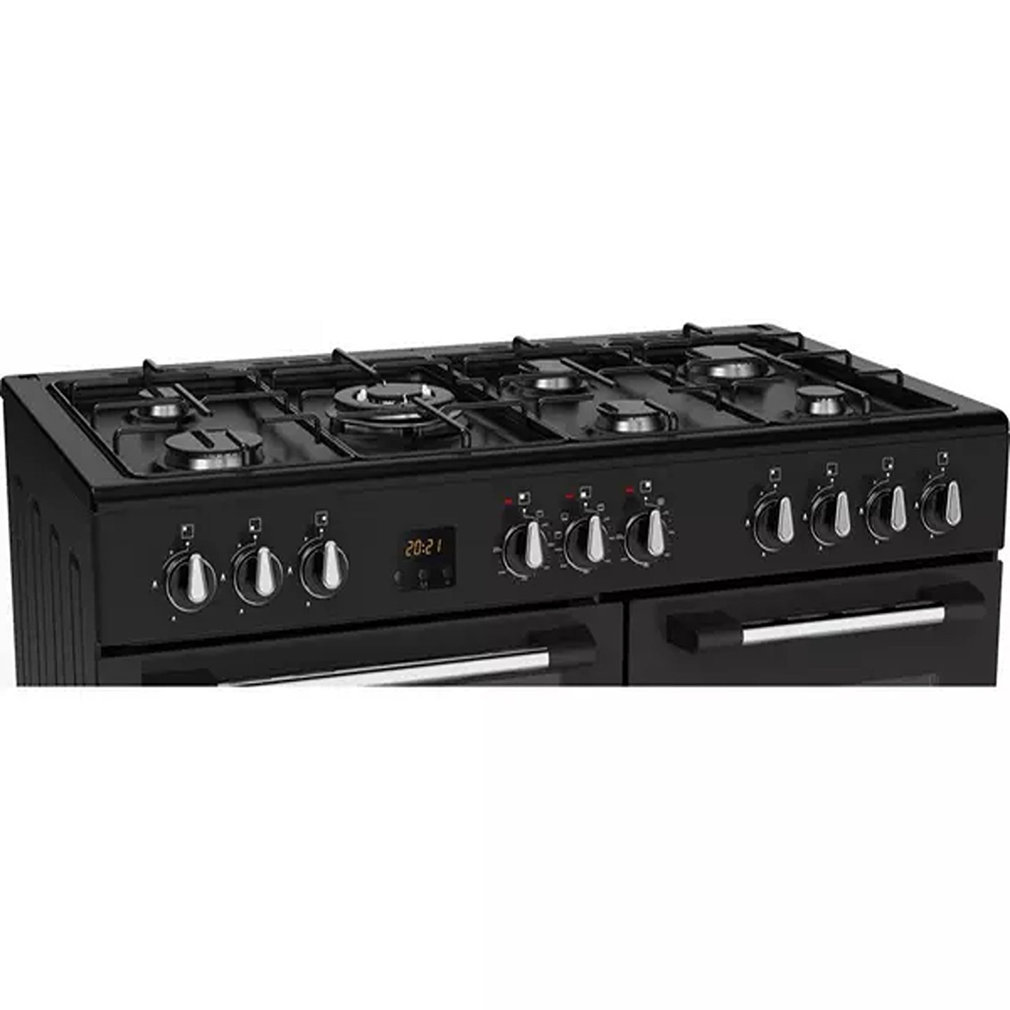 Logik 100X60 7 Burner Dual Fuel Range Cooker, LRC100B21