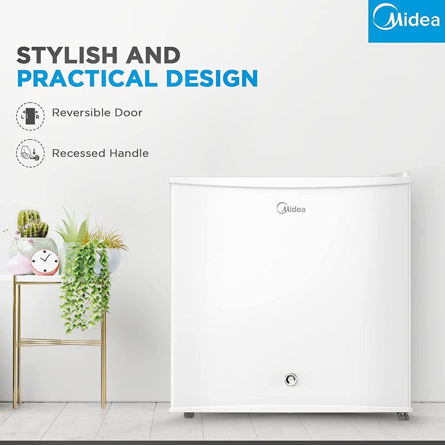 Midea 65L Single Door Refrigerator, HS-65L