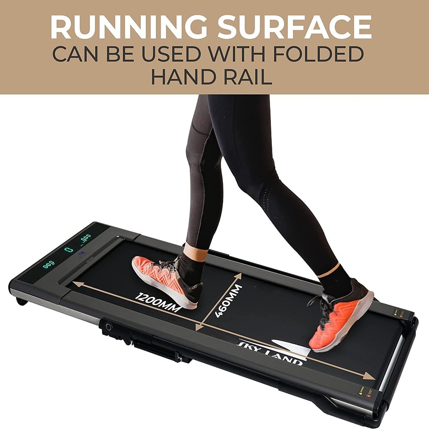 Sky Land Mini Walker Treadmill with Hydraulic Handle, EM-1200S-G