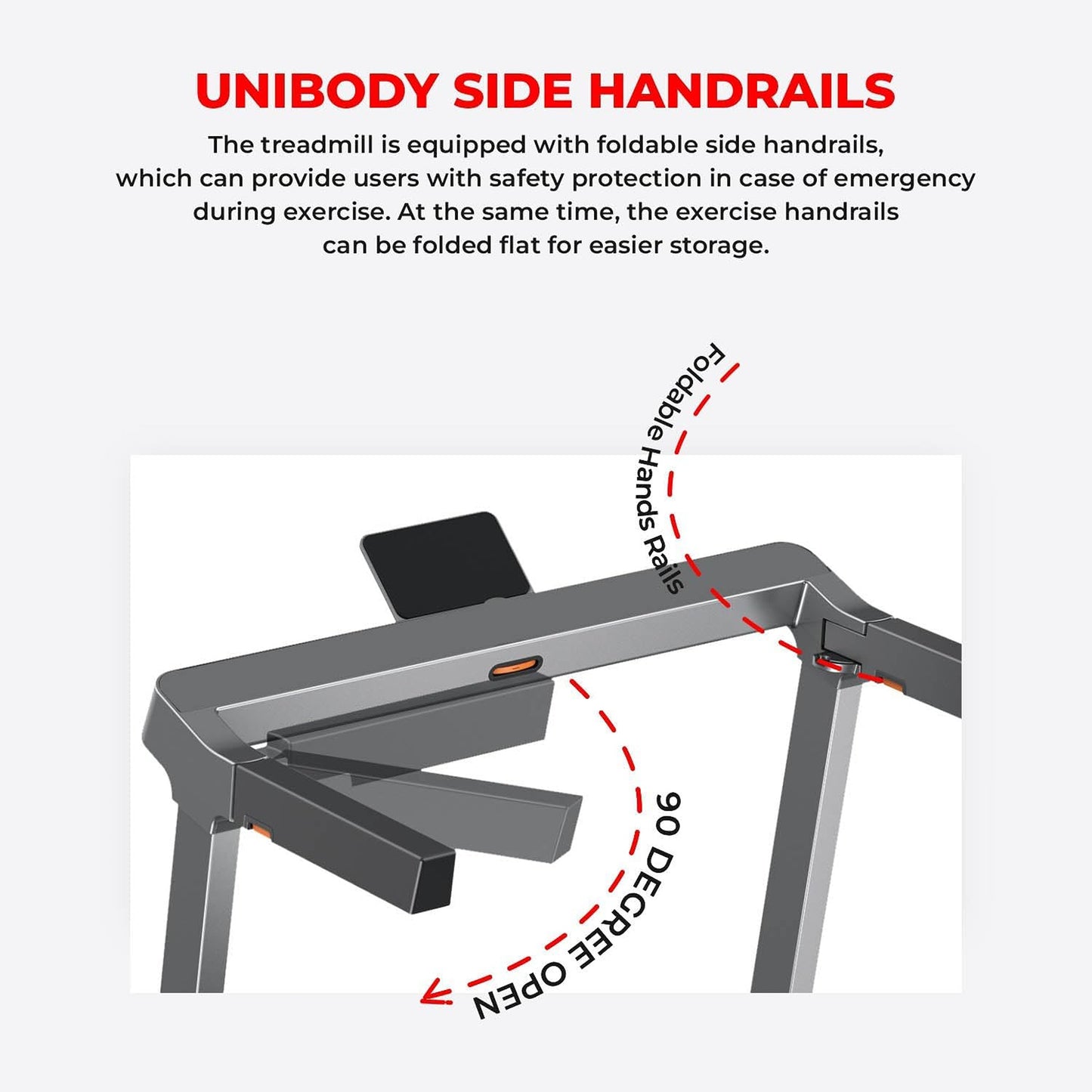 Sparnod Foldable Treadmill with Under Desk Walking Pad, STH-3030
