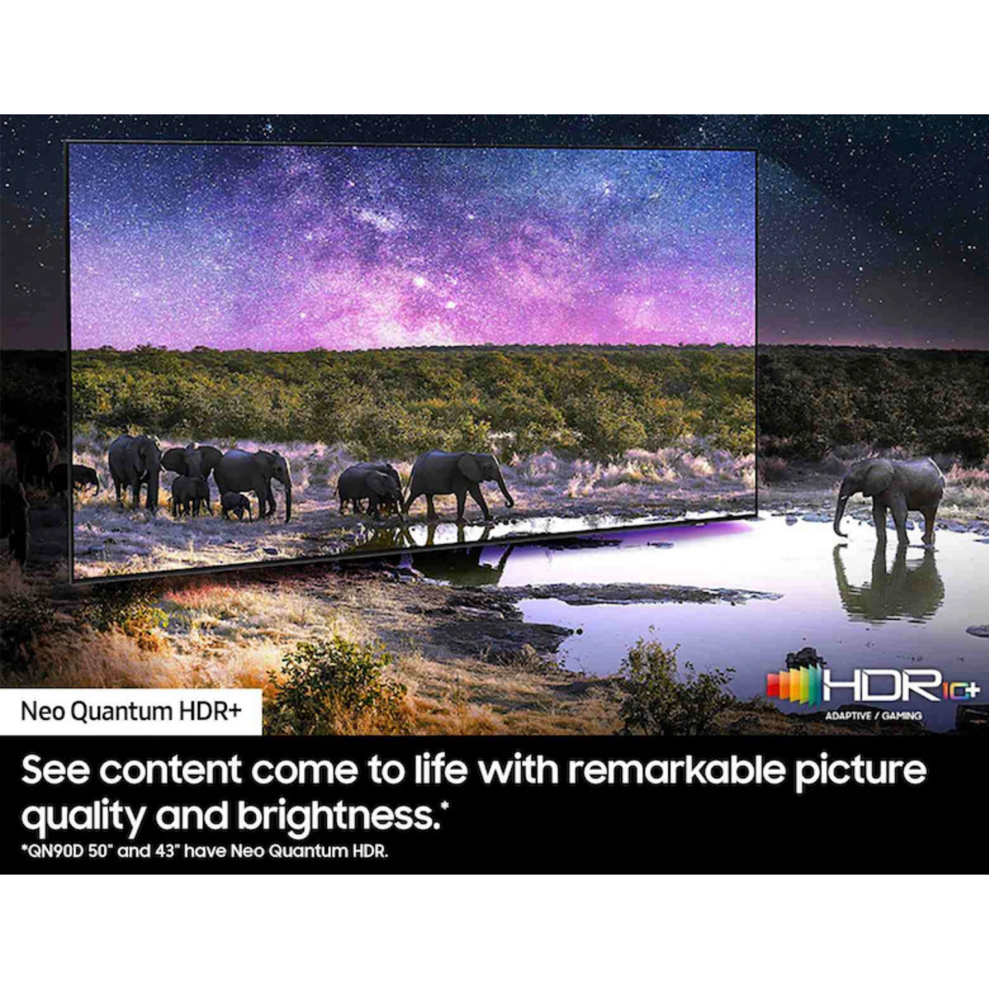 Samsung 98 inch Smart Neo QLED TV - 4K, 98QN90D