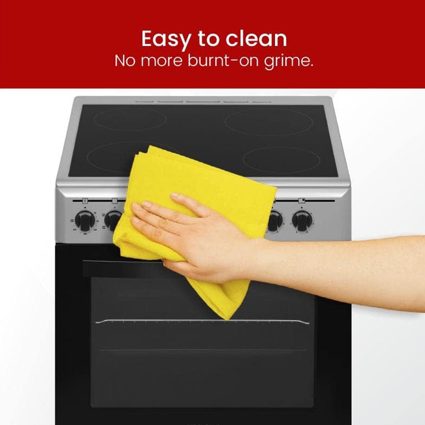 Nobel 60 x 60 Ceramic Cooker with Electric Grill & Oven, NGC60VTC