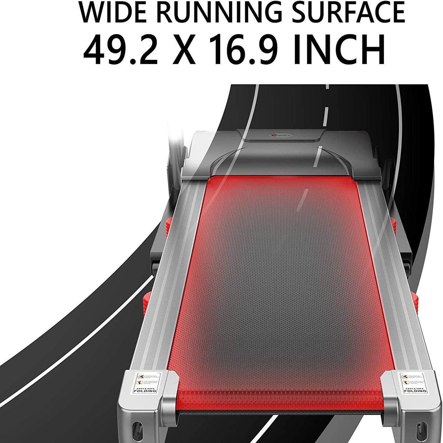 PowerMax Foldable and Manual Incline Treadmill, TAM-225
