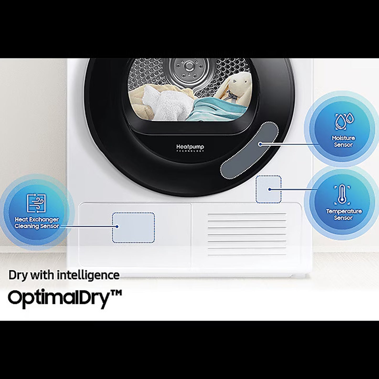 Samsung 9KG Heat Pump Smart Dryer, DV90T7440BT