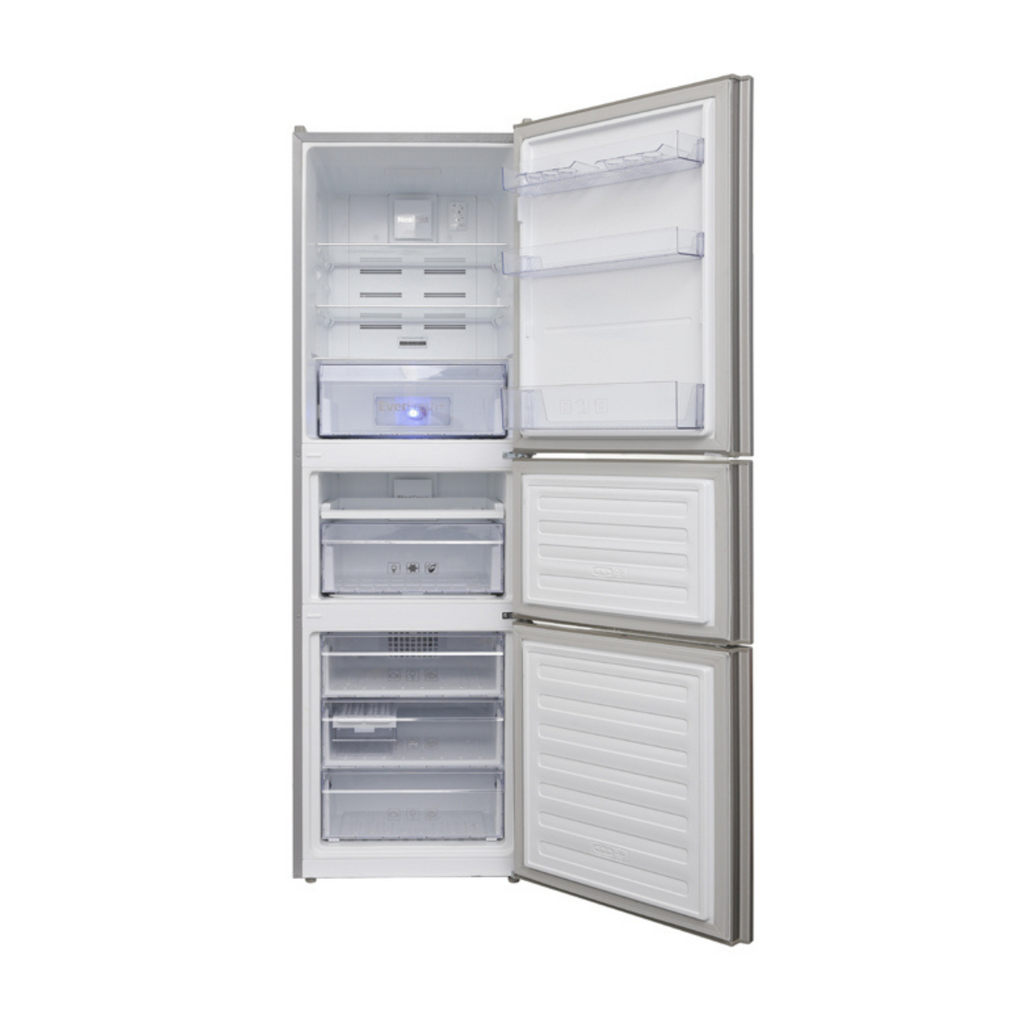 Beko 340L 3 Door Refrigerator, RTNT340E50VZX