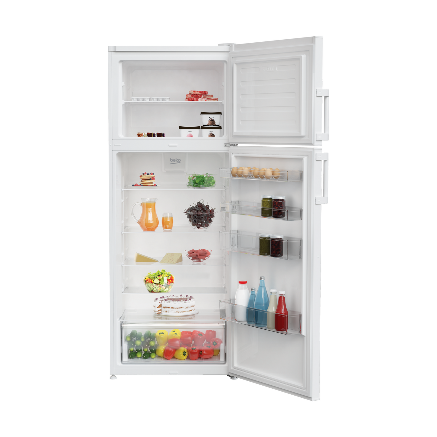 Beko 437L Double Door Refrigerator, RDP 7501 W