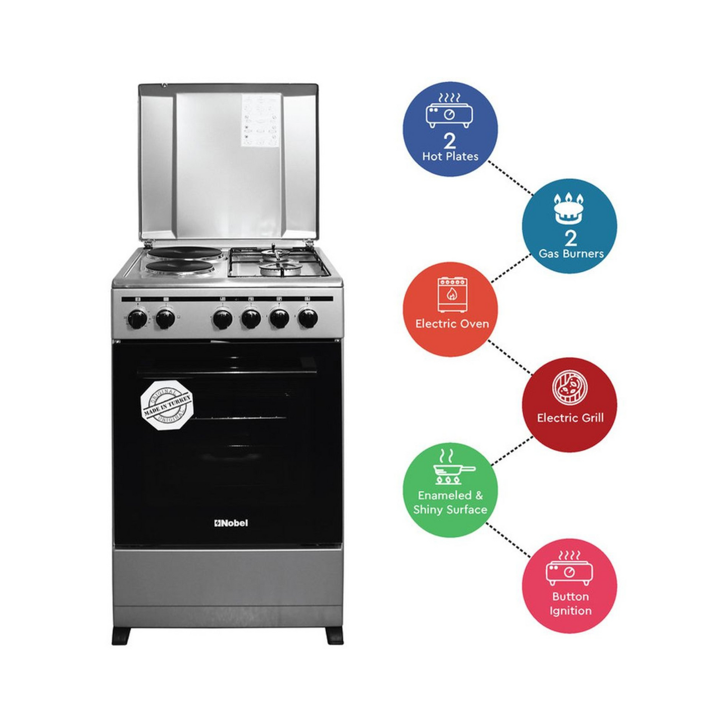 Nobel 50x50 Cooking Range, NGC5200-S