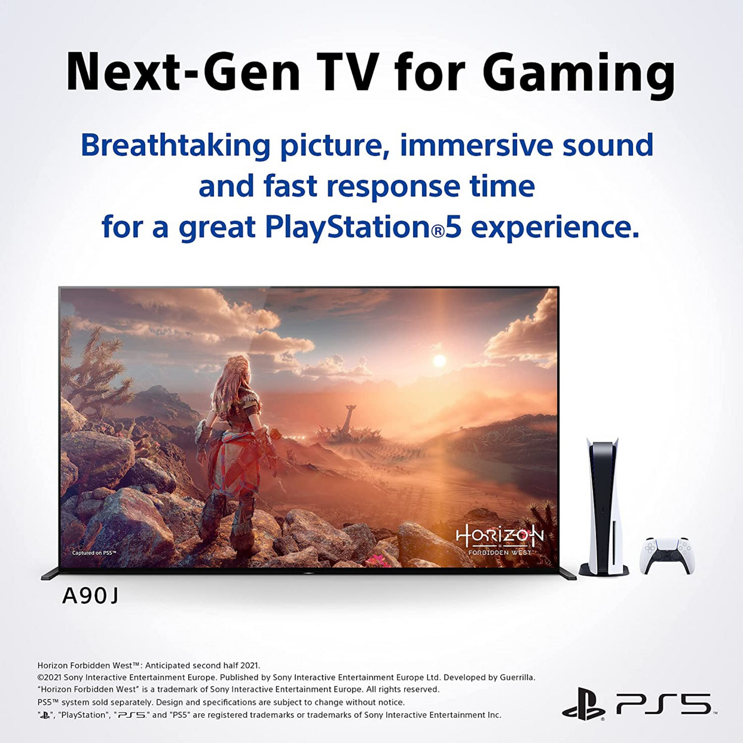 Sony 83 inch Android Smart OLED TV, 83A90J