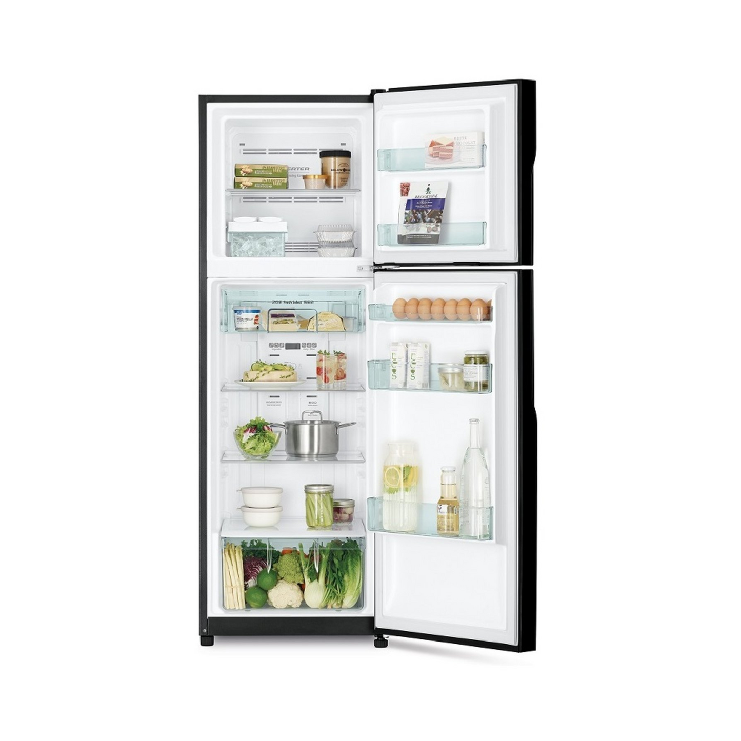 Hitachi 300L Top Mount Inverter Refrigerator, RH330PUK7KBSL