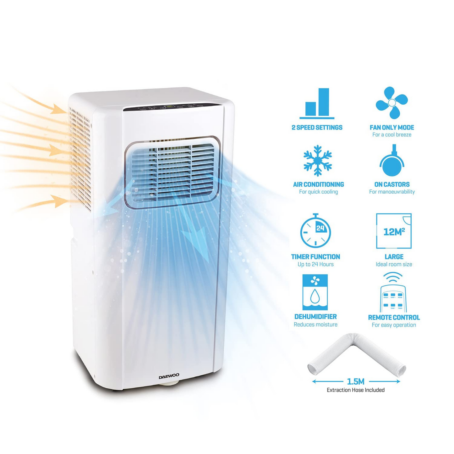 Dalmo 3in 1 Mobile Air Conditioner