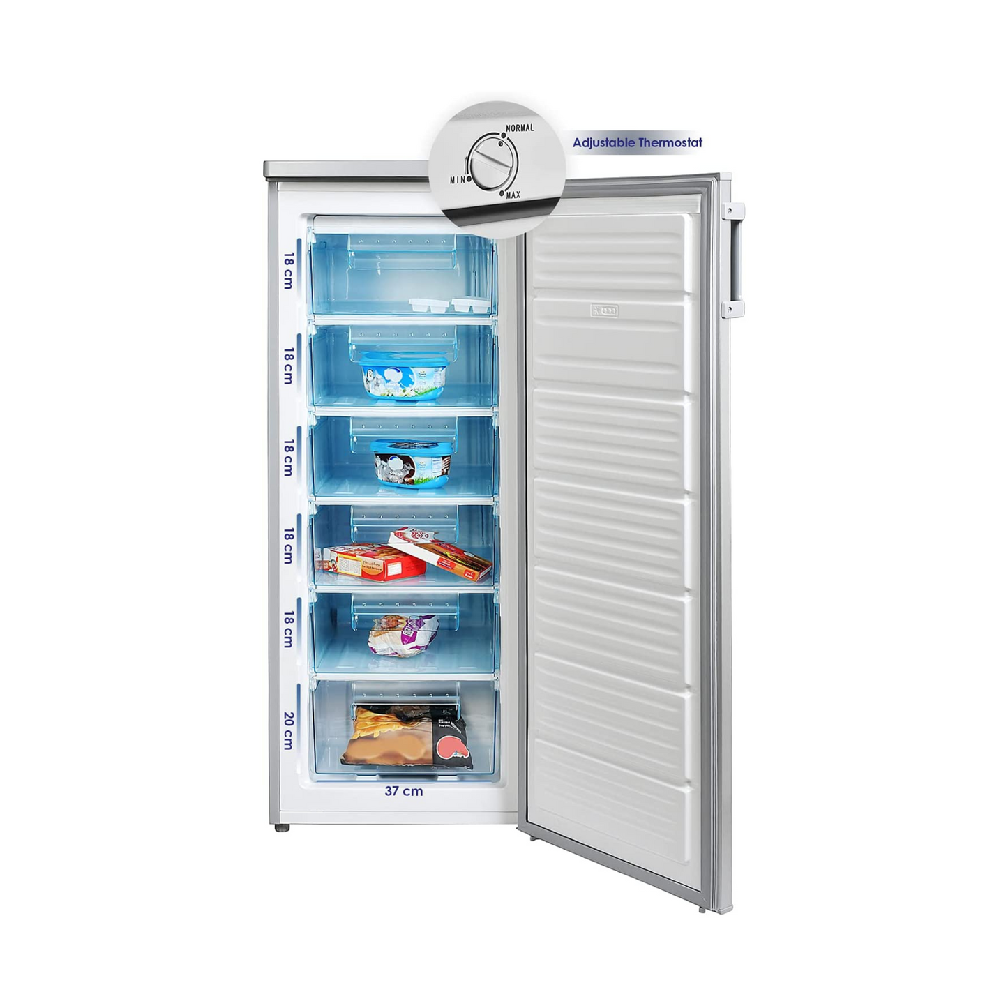 Super General 170L Upright Freezer, SFUF 307HS1