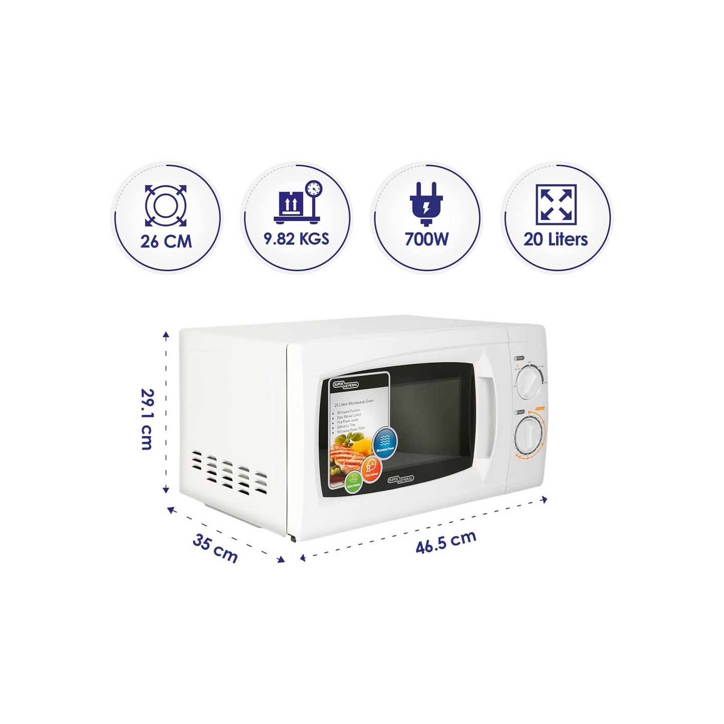 Super General Oven 20L, SGM M921