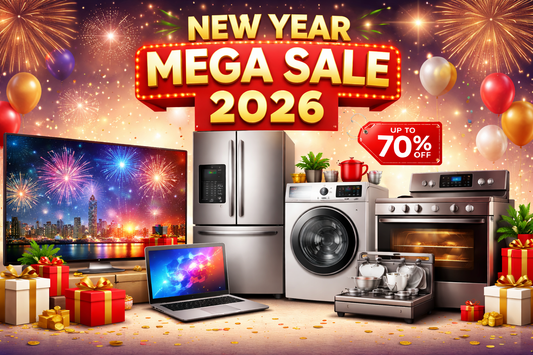 🎉 New Year Mega Sale 2026: Upgrade Your Home with the Best Deals on TVs, Laptops & Home Appliances 🎉