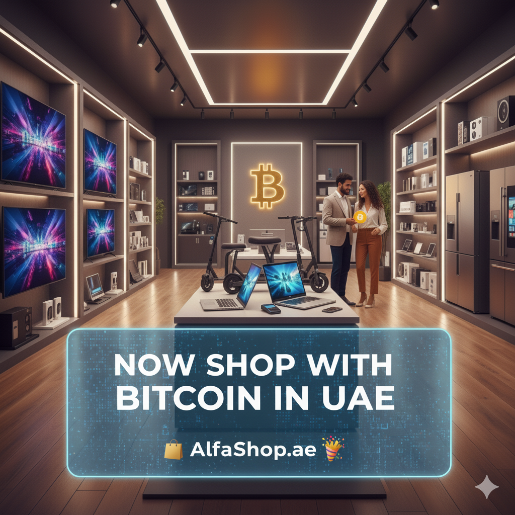 Now Shop with Bitcoin in UAE - Future of Shopping 🛍  AlfaShop.ae 🎉
