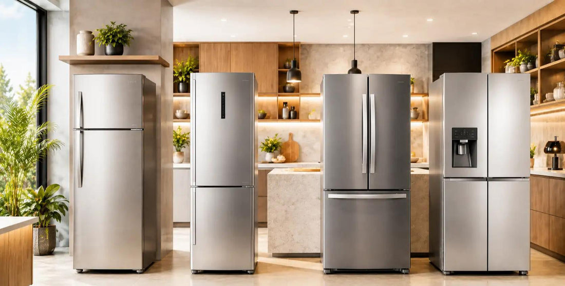 Different Types of Refrigerators: Single Door, Double Door, Top Mount, Side-by-Side & French Door