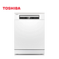 Toshiba 14 Place Setting 6 Programs Dishwasher, DW-14F1MED (W)