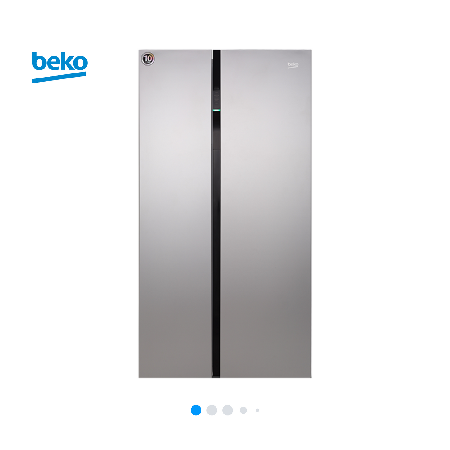 Beko 631L Side by Side Refrigerator, GN163120IZIE
