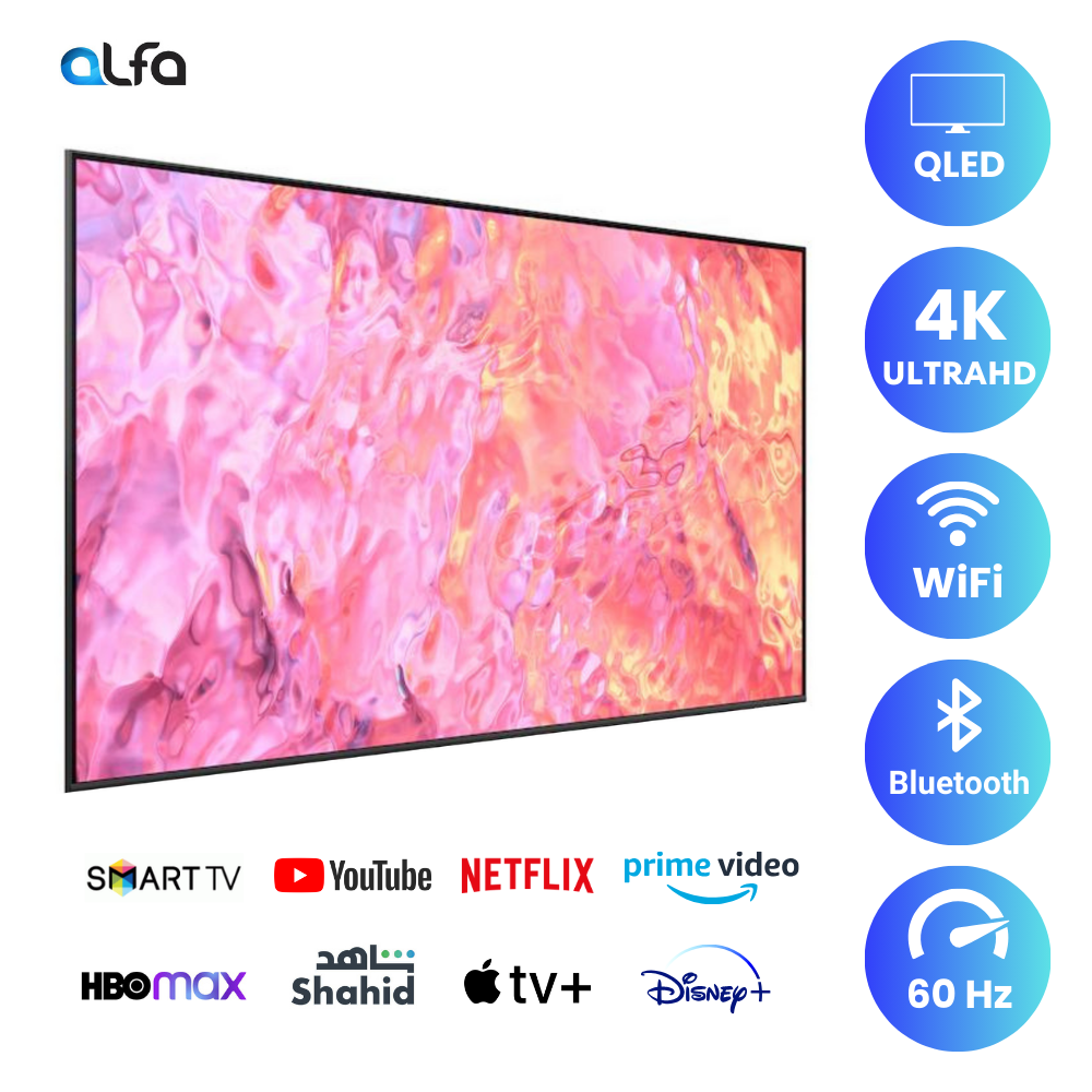 Samsung 43 inch Smart QLED TV - 4K, 43Q60C