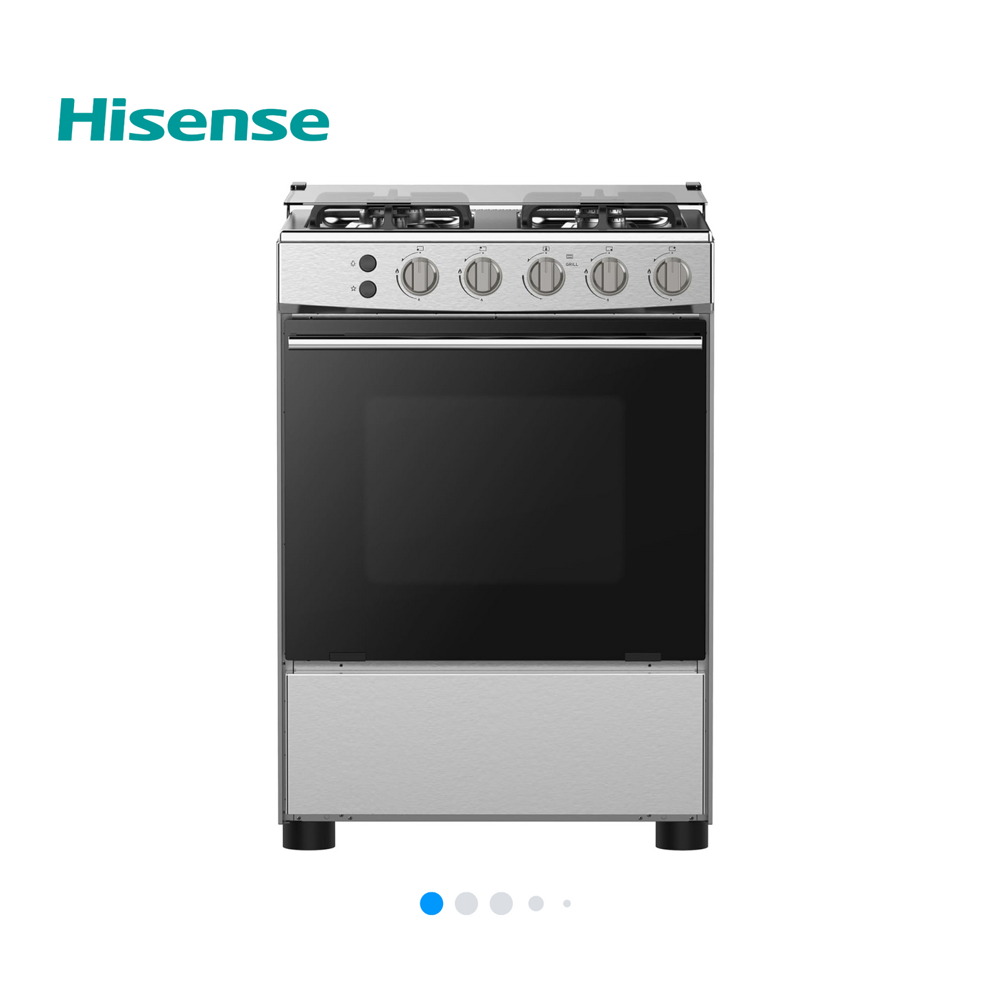 Hisense 60X60Cm 4 Burner Cooking Range, HFG60121X