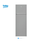 Beko 350L Double Door Refrigerator, RDNE350K20X