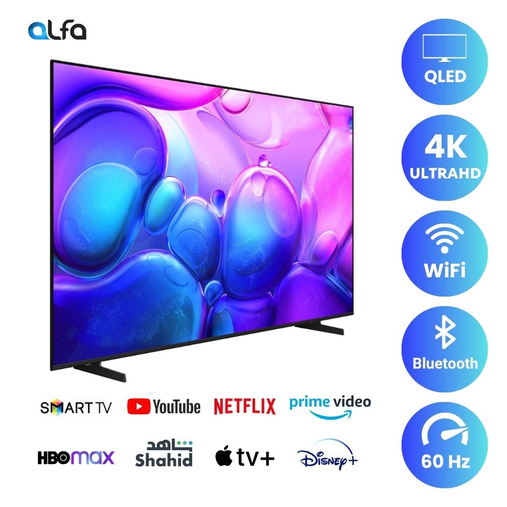 Samsung 75 inch Smart QLED TV - 4K, 75Q6F