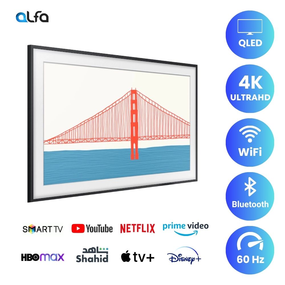 Samsung 50 inch Smart QLED TV - The Frame - 4K, QE50LS03A