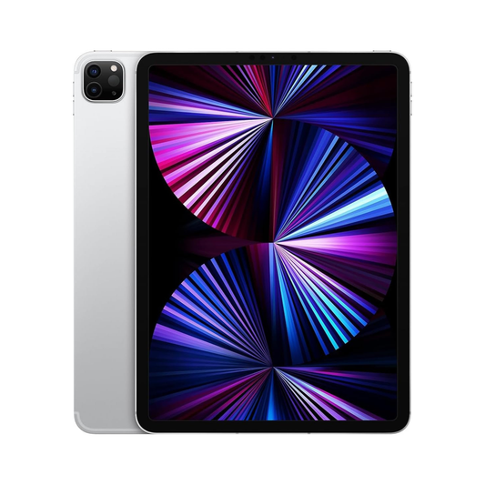 Apple iPad Pro (3rd Gen), 256GB - 12.9" Screen - Cellular, Silver - 30717