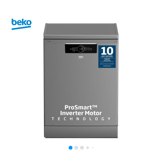 Beko 14 Place Free Standing Dishwasher, BDFN36422SQ