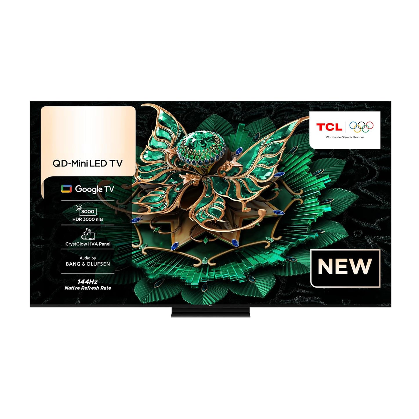TCL 75 inch Android Smart QLED Mini LED TV - 4K, 75C805