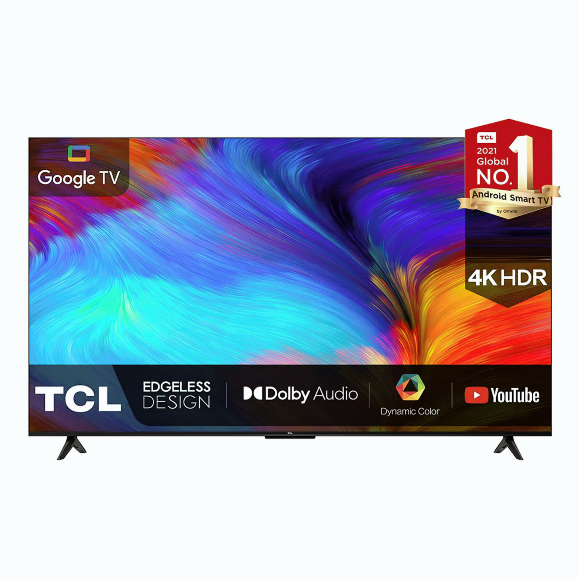 TCL 50 inch Android Smart TV - 4K, 50P615