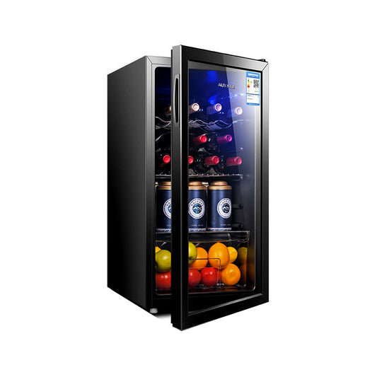 AUX 90L Ice Bar Beverage Cooler Refrigerator, JC-90K118LD