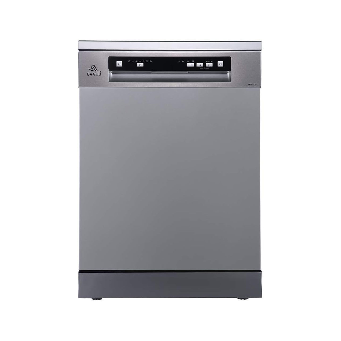 Evvoli 7 programs 14 Place Setting Freestanding Dishwasher, EVDW-143MS