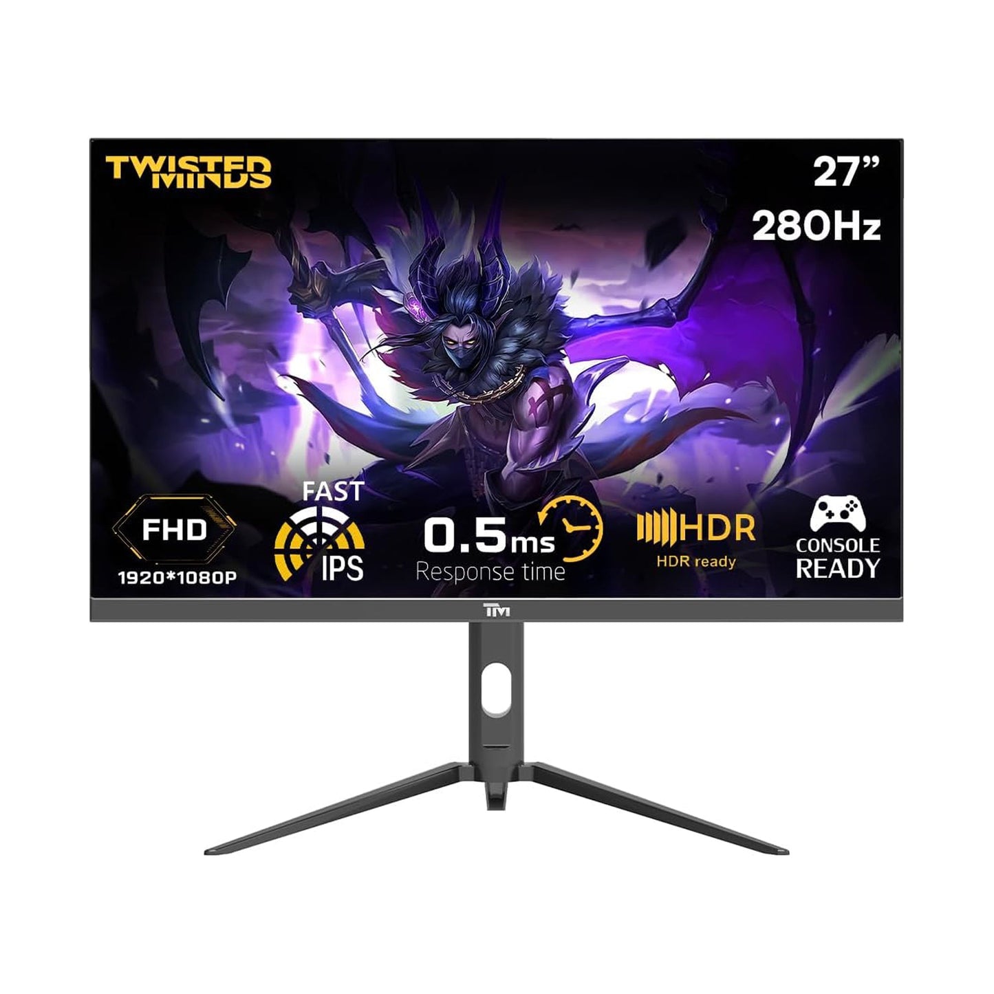 Twisted Minds 27 inch Supreme Series IPS Monitor - 280Hz, TM27FHD28IPS