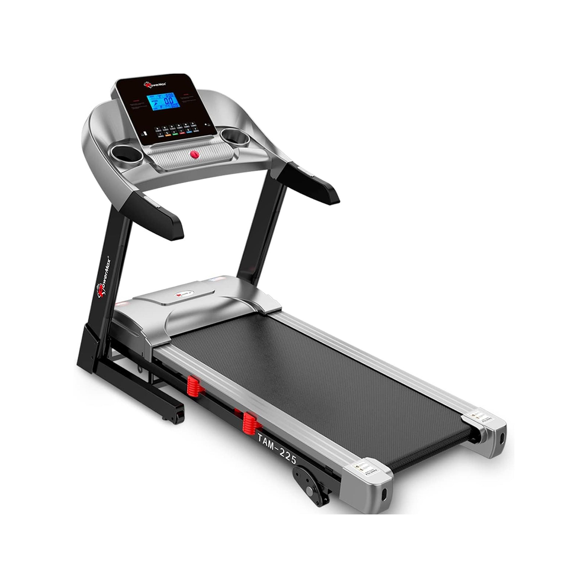 PowerMax Foldable and Manual Incline Treadmill, TAM-225