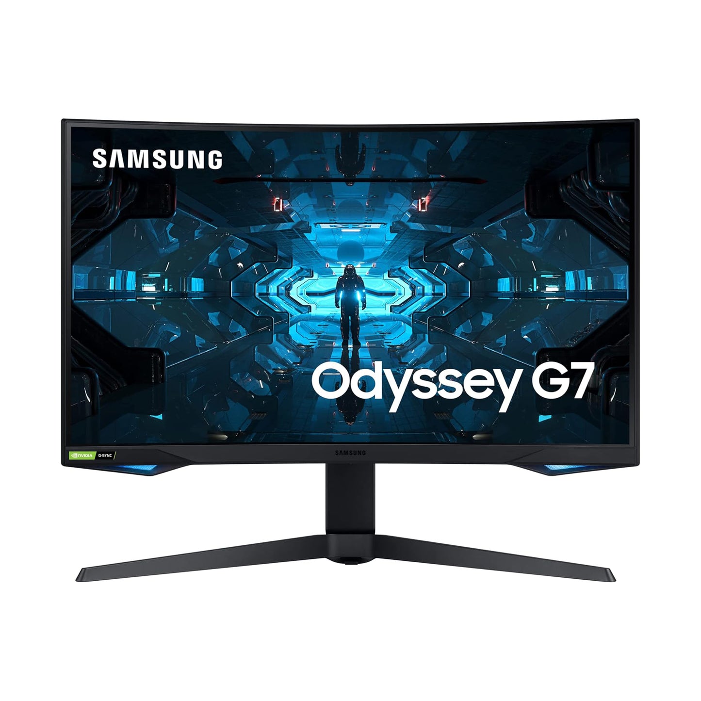 Samsung 27 inch Odyssey Wide Quad HD QLED Monitor, C27G75TQSP