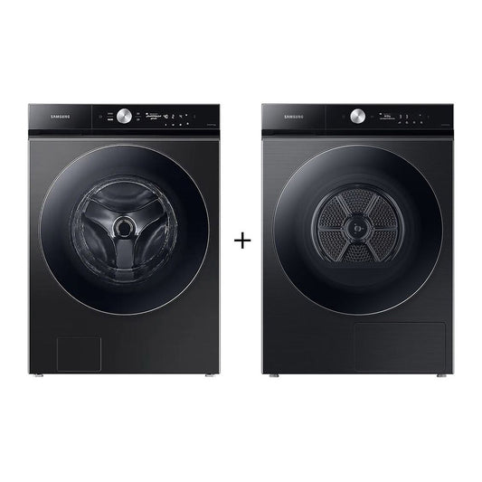 Samsung 20KG Washing Machine + Samsung 17KG HeatPump Dryer, WF20B9600KV + DV17B9750CV