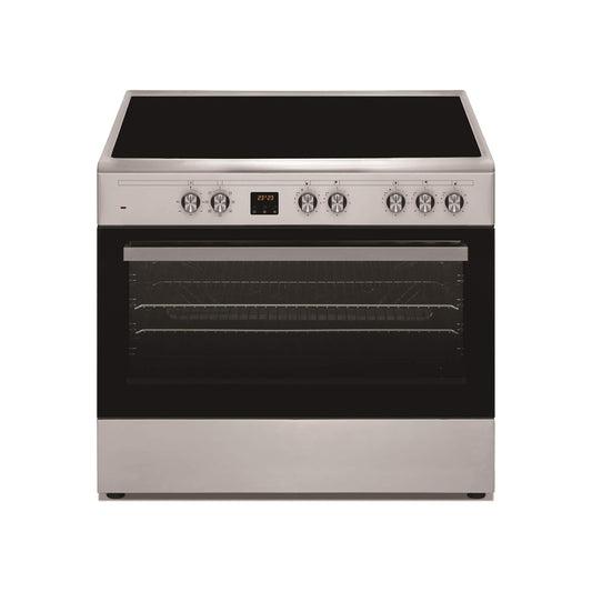 Veneto 90 X 60 5 Radiant Heaters & Standing VitroCeramic Cooker, N1X96ECTC.VN