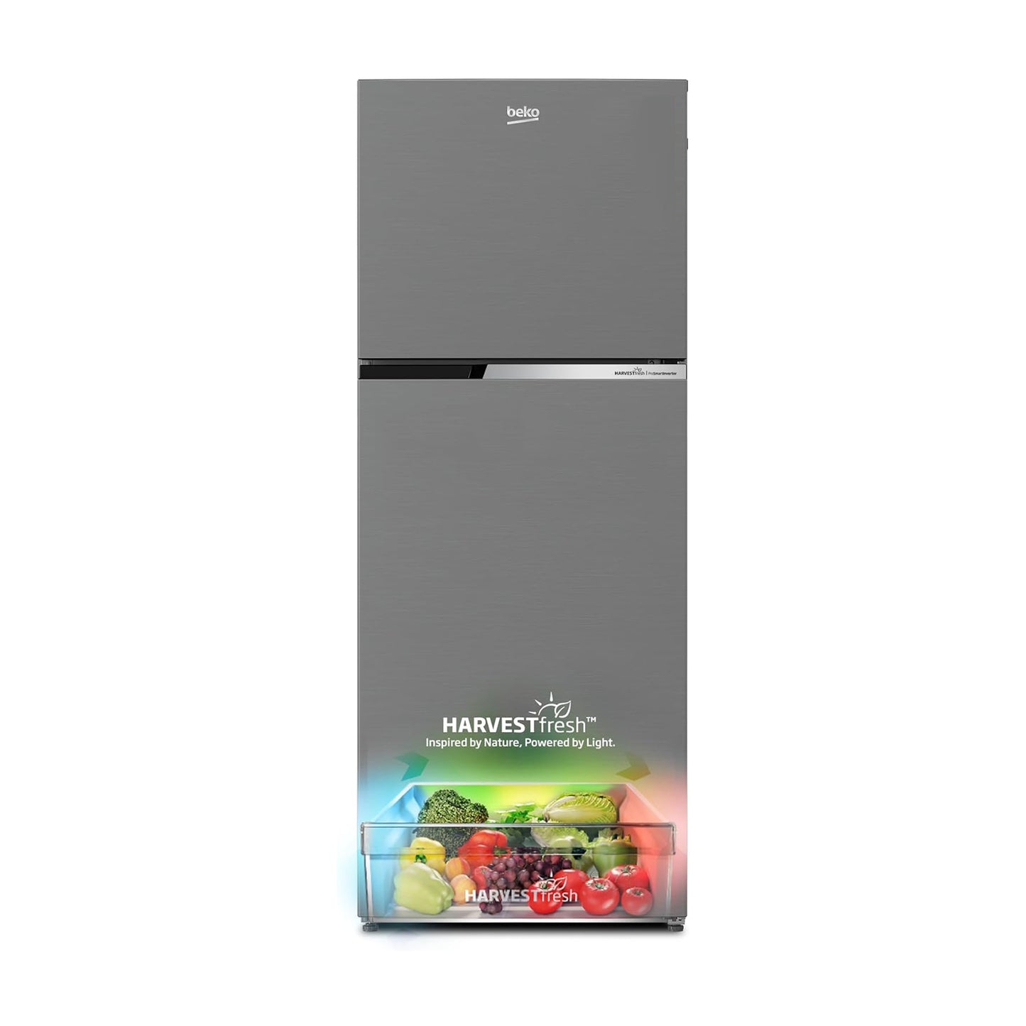 Beko 409L Double Door Refrigerator, RDNT401XS