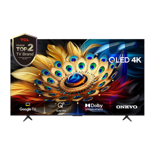 TCL 55 inch Android Smart QLED TV - 4K - 120Hz, 55C655