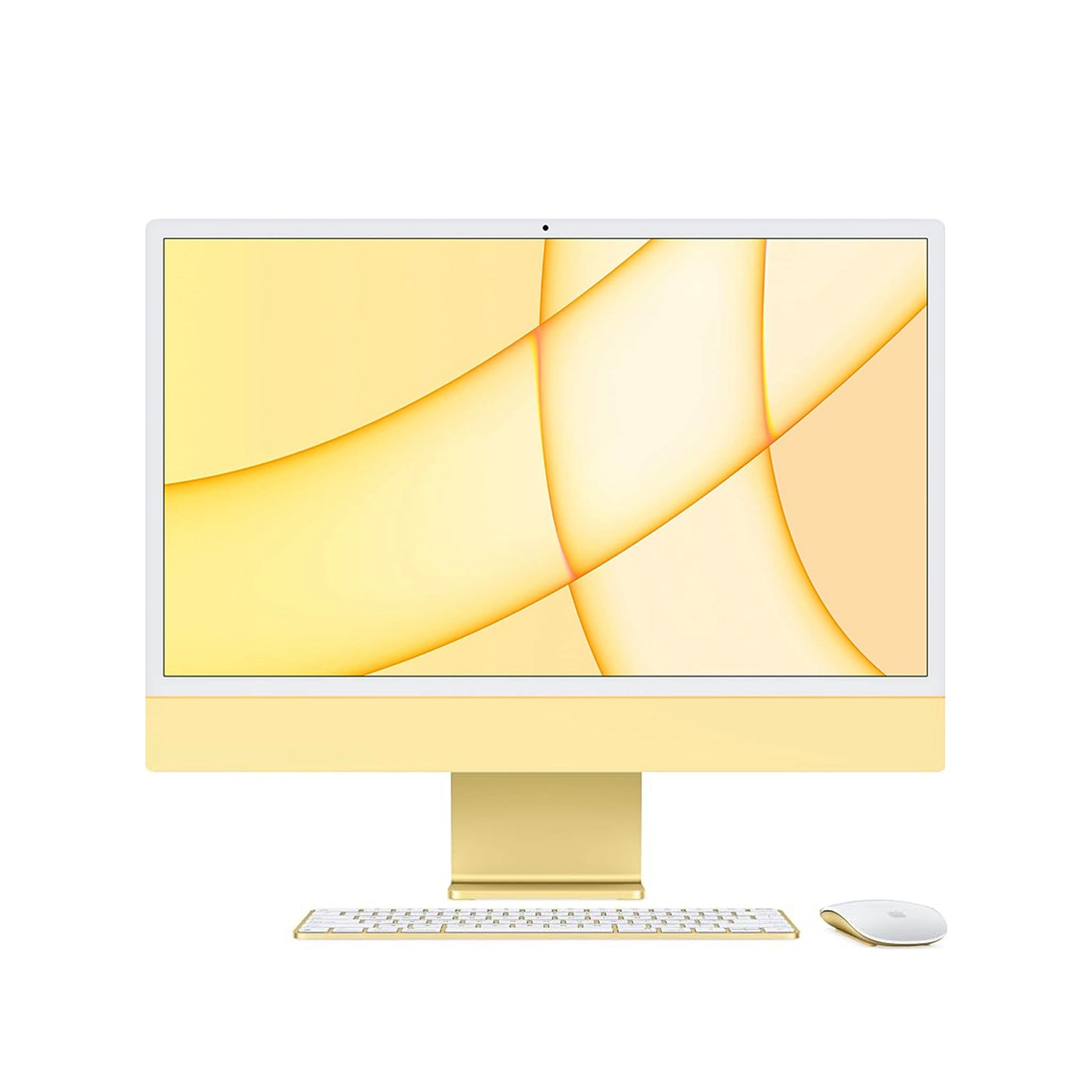 Apple iMac (24-inch, Apple M1 chip with 8‑core CPU and 8‑core GPU, 8GB RAM, 256GB) - Gold