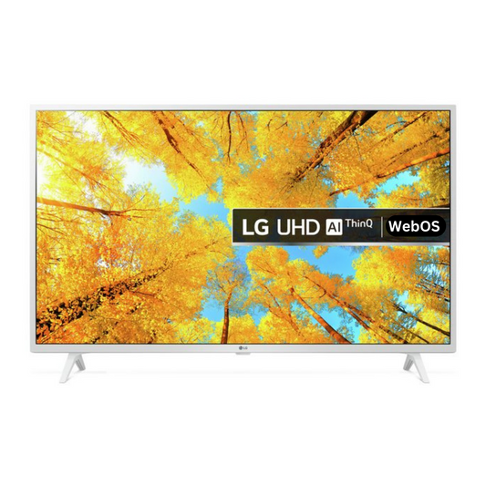 LG 43 inch Smart TV - 4K - White Edition, 43UQ76