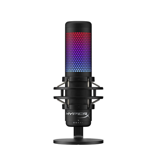 HyperX QuadCast S – RGB USB Condenser Microphone for PC