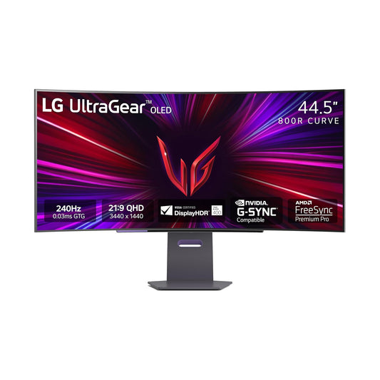 LG 45" Ultragear OLED Curved Gaming Monitor - 240Hz, 45GS95QE
