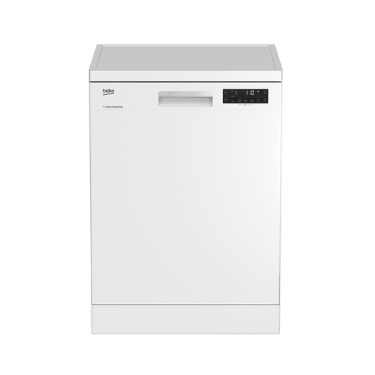Beko 14 Place Free Standing Dishwasher, DFN2642W